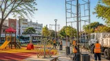 Avanza la remodelación integral de la plaza San José en el barrio San José de Corrientes