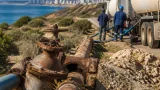 Falla en válvulas del acueducto dejó a Puerto Madryn con corte de agua y recuperación gradual