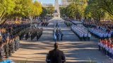 Insfrán presidió el acto por los 176 años del fallecimiento de San Martín en la plaza capitalina