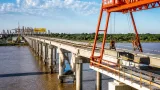 Obras del nuevo puente Santa Fe–Santo Tomé alcanzan 74% y prevén finalización en 2027