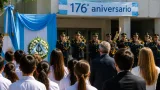Reconquista recordó a San Martín en acto escolar con la Banda Militar Pucará