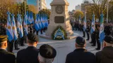 Trelew conmemoró en plaza Independencia el 176° aniversario del paso a la inmortalidad de San Martín