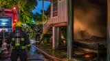 Un espiral encendido provocó un incendio en una casa de Puerto Santa Ana, sin víctimas