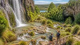Villa Larca: el rincón de San Luis con una cascada de 25 metros y piletas naturales