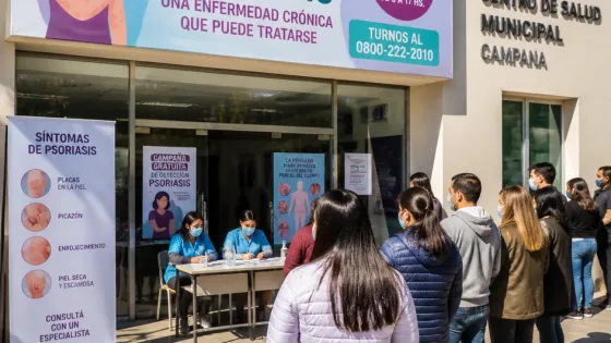 Campana: lanzan campaña nacional gratuita para detectar psoriasis y evitar complicaciones