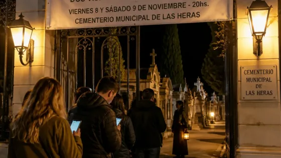 Cementerio de Las Heras ofrecerá dos recorridos nocturnos temáticos en octubre