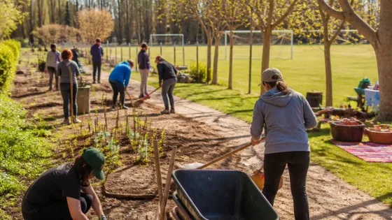 Chimbas celebró la primavera con voluntariado y puesta en valor del Vivero de El Mogote