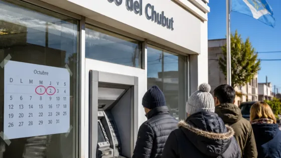 Chubut confirmó fechas de depósito y disponibilidad en cajeros para octubre