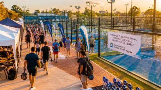 Concepción del Uruguay: comienza un Torneo Provincial de Pádel con récord de participación