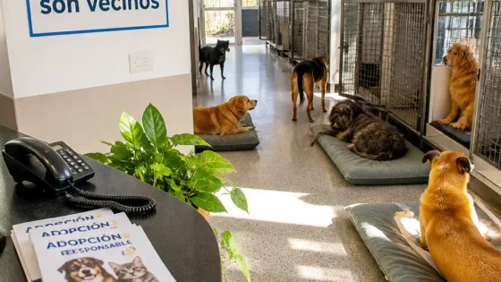 En Morón buscan hogar para seis perros: campaña municipal de adopción responsable