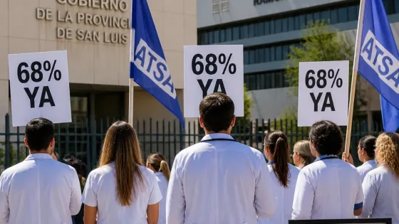 Gremio de la salud de San Luis reclama un aumento del 68% y amenaza con paro en hospitales
