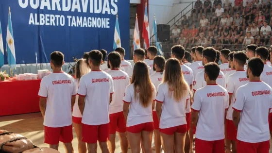 Morón: más de 60 nuevos guardavidas se graduaron en la escuela municipal Alberto Tamagnone