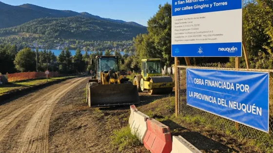 Provincia lanza licitación para pavimentar acceso norte a San Martín de los Andes