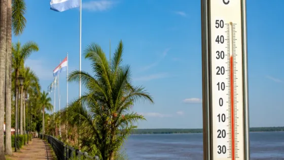 Puerto Iguazú: jornada calurosa y húmeda con vientos leves, pronostica el SMN
