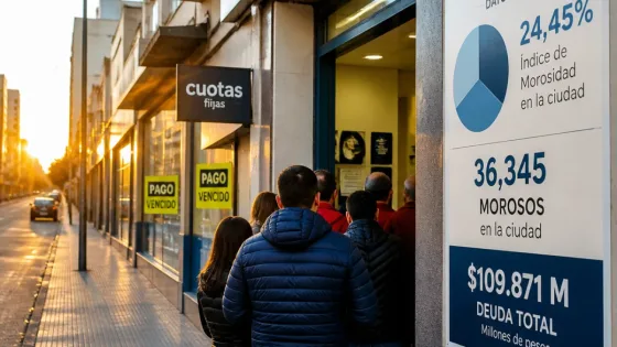Río Cuarto, el departamento del sur con mayor porcentaje de deudores en mora