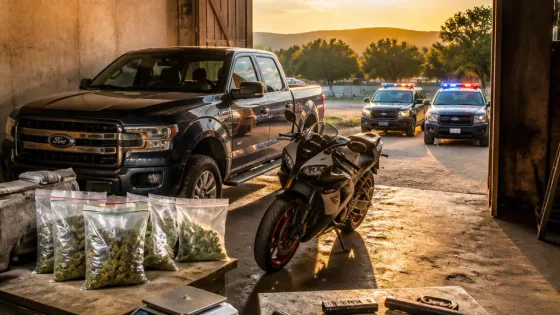 San Martín: 13 allanamientos simultáneos, cinco detenidos y secuestro de más de 6 kg de marihuana