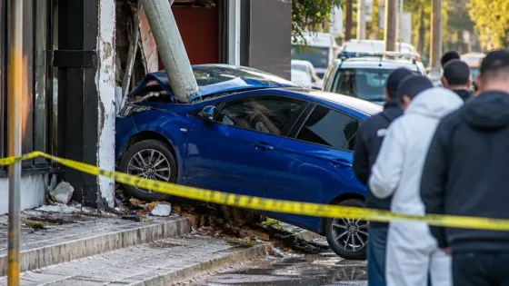 Tragedia en Quilmes Oeste: una joven murió al chocar contra un comercio en Oscar Smith