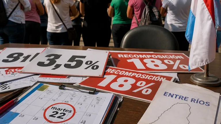 Agmer rechaza oferta provincial del 3,5% y emplaza al Ejecutivo a mejorar la propuesta