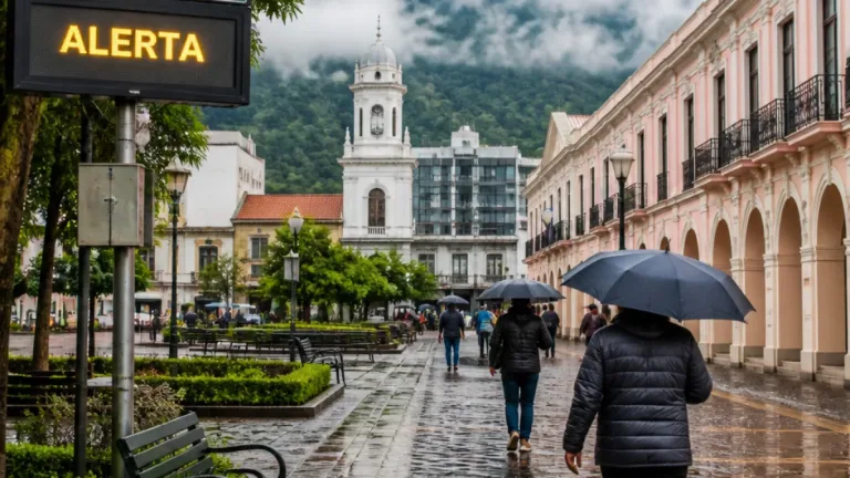 Alerta amarilla por frío y lluvias débiles: cómo seguirá el tiempo este domingo en Jujuy