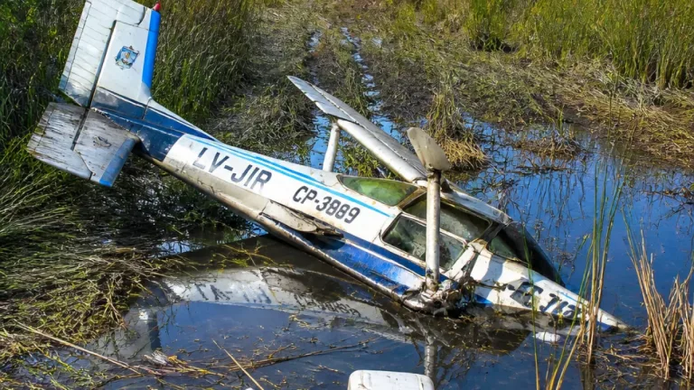 Aparece una avioneta abandonada en un humedal de Santiago del Estero y la Justicia investiga posibles vínculos