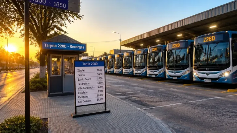 Arranca en Zárate la nueva línea 228D que unirá la ciudad con San Nicolás y otras localidades