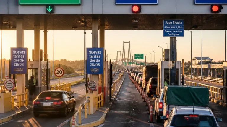 Aumenta el peaje en el puente Zárate: nuevos valores rigen desde el 28 de agosto