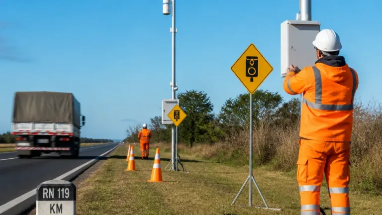 Autorizaron seis nuevos dispositivos viales en rutas de Curuzú Cuatiá para controlar velocidad y adelantamientos