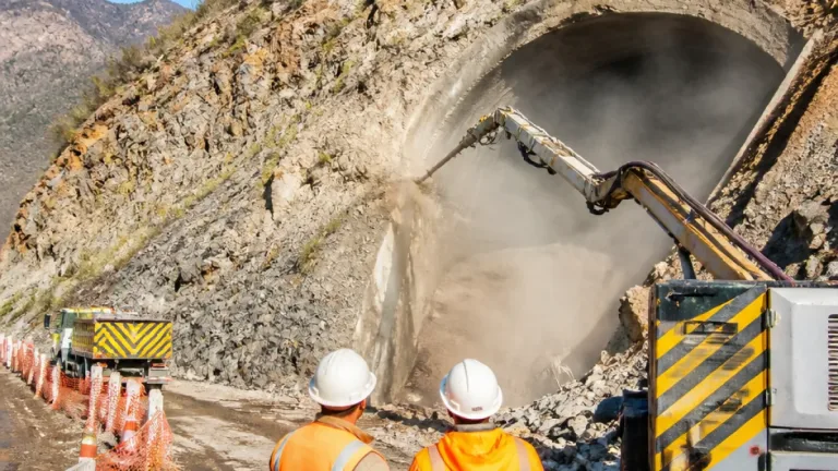 Avanzan con explosivos la excavación del túnel 2 de la RN75 entre Las Padercitas y el Dique Los Sauces