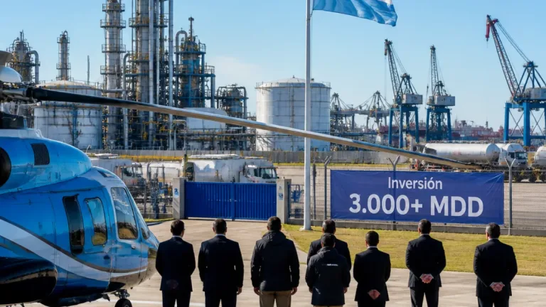 Bahía Blanca: Milei recorrió Compañía Mega y destacó inversiones por más de u$s3.000 millones