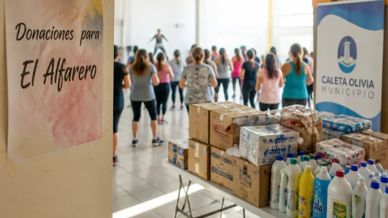Caleta Olivia: jornada de Dance Fitness reunió alimentos y artículos para El Alfarero
