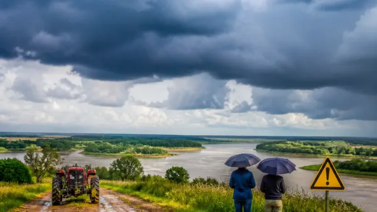 Casi toda Entre Ríos bajo alerta por tormentas: cuándo y dónde se esperan las peores condiciones