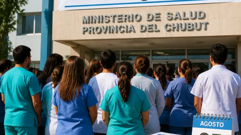 Chubut acuerda aumento salarial y pasa a planta temporaria a 156 trabajadores de Salud