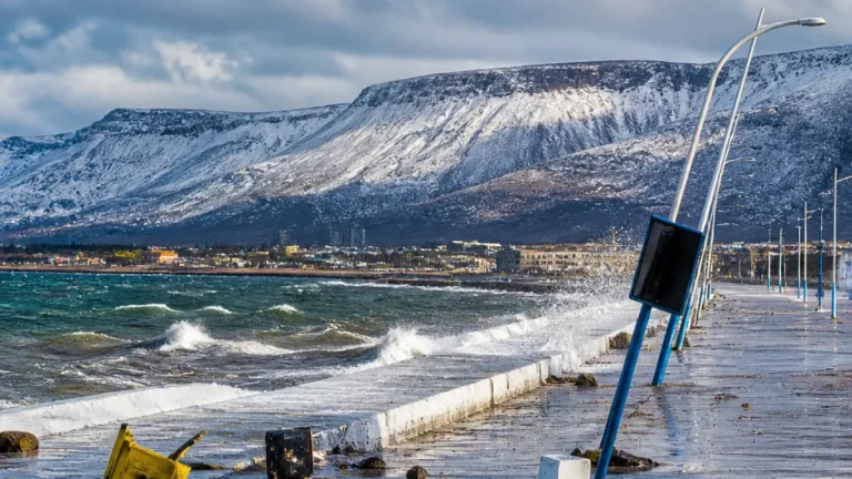Chubut enfrenta dos días de temporal con lluvias intensas, viento y posible nieve