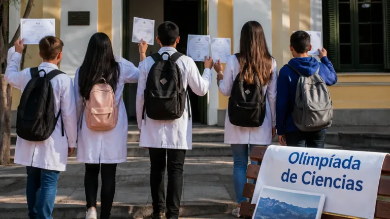 Cinco alumnos santiagueños competirán en la Olimpíada Nacional de Ciencias Junior en Mendoza