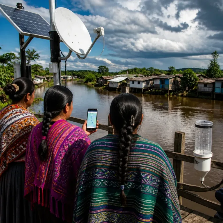 Mujeres del Gran Chaco usan conectividad para anticipar inundaciones y reducir riesgos