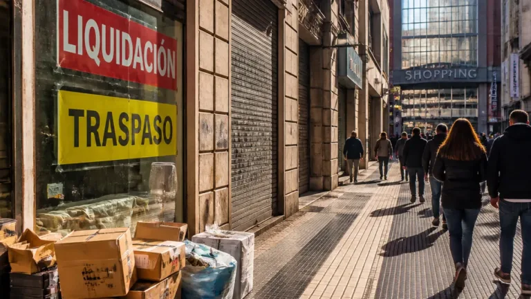 Comercios de la peatonal Junín se retiran por el alto costo de los alquileres y la caída de ventas