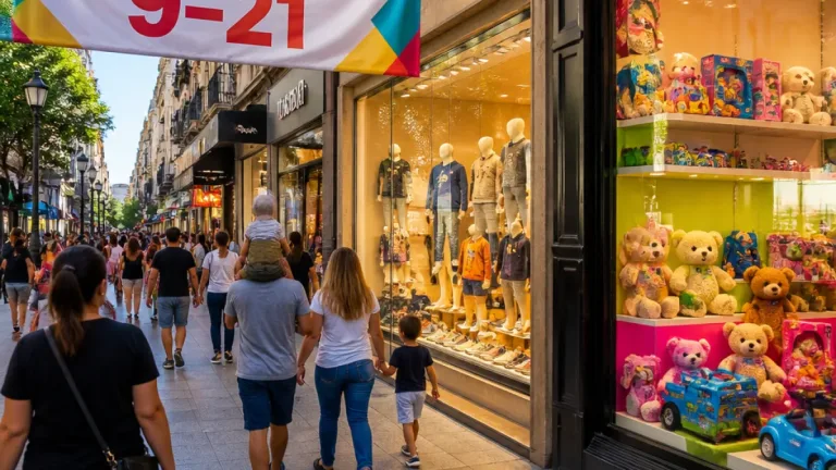 Comercios de San Miguel de Tucumán abrirán de corrido 9–21 por el Día del Niño