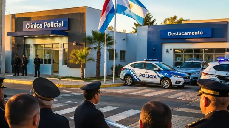 Concepción del Uruguay: abrieron una clínica policial y un nuevo destacamento para reforzar la prevención