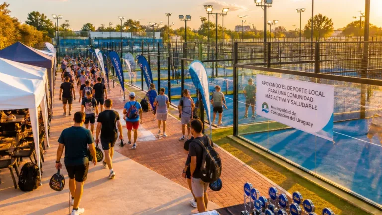 Concepción del Uruguay: comienza un Torneo Provincial de Pádel con récord de participación