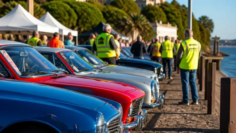 Concepción del Uruguay recibió a «La Histórica»: autos clásicos, caravana y actividad en la Isla del Puerto