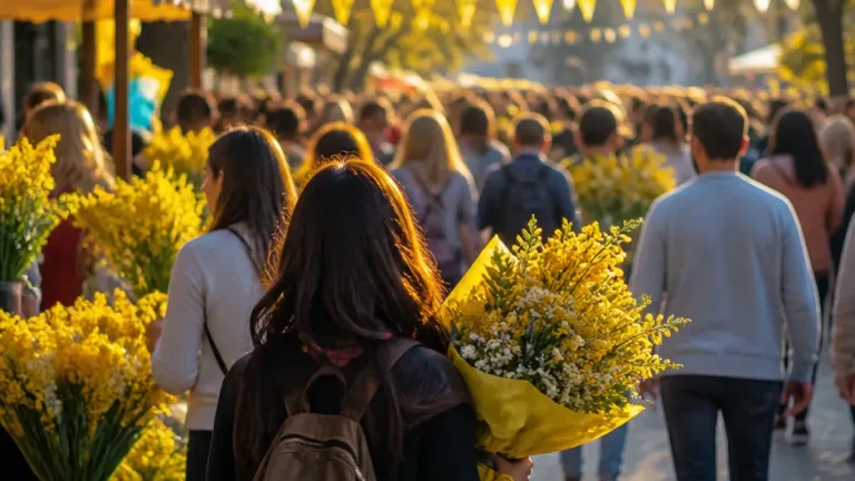 Concepción: por qué las calles se llenan de flores amarillas cada 21 de septiembre