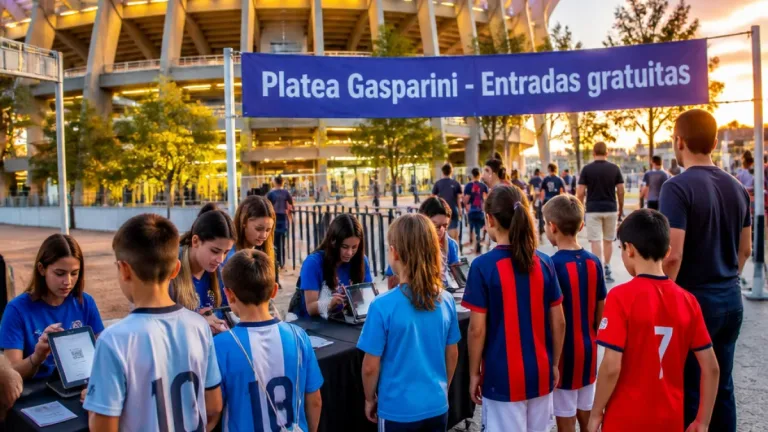 Córdoba: clubes podrán llevar gratis a chicos al partido Argentina‑Bolivia en el Kempes