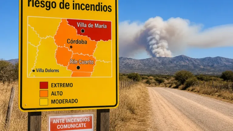 Córdoba mantiene alerta por riesgo alto y extremo de incendios: recomendaciones y números para denunciar