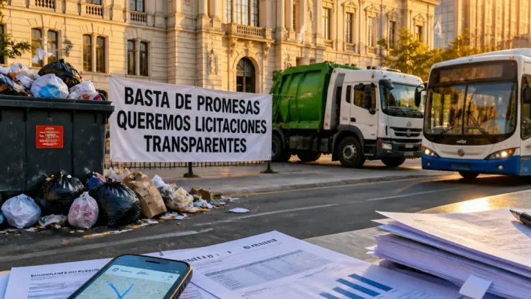 Críticas por prórroga de contratos: oposición denuncia retroceso en transporte y basura en Córdoba