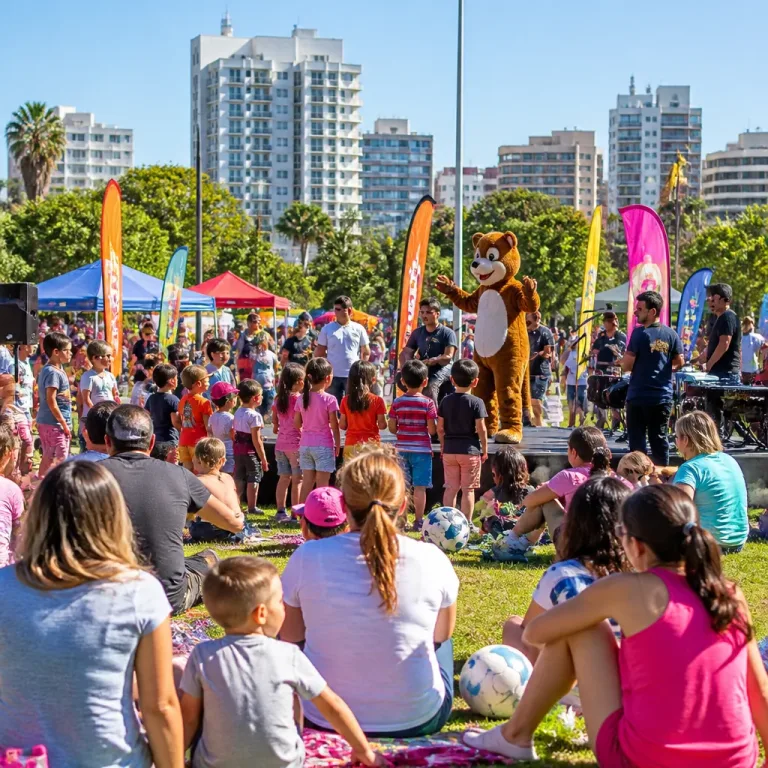 Los Fan Fest de los Juegos Suramericanos coparon espacios públicos en el inicio de la primavera