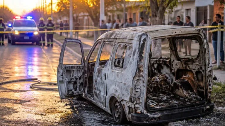 Detienen a un joven en Chimbas tras incendiar el auto de su exsuegro, investigan el hecho