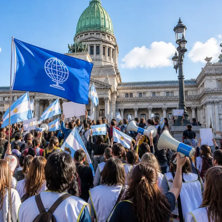 La huelga docente del 3 de agosto suma respaldo internacional y exige respuestas sobre salarios y financiamiento