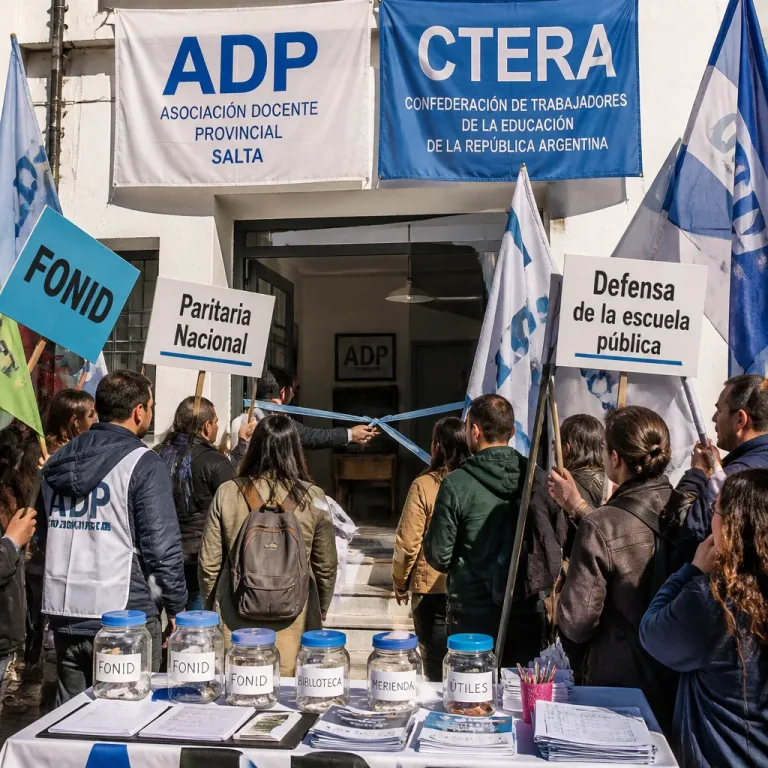 CTERA y ADP inauguraron sede gremial en Rosario de Lerma y renovaron reclamos por la educación pública