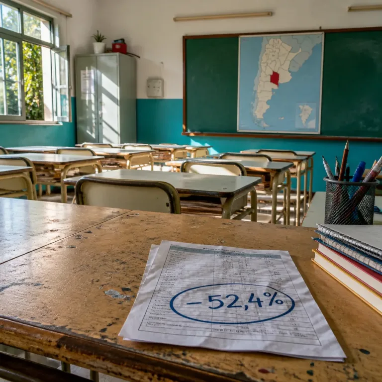 Docentes de San Luis sufrieron la mayor caída salarial del país: pérdida real del 52,4%