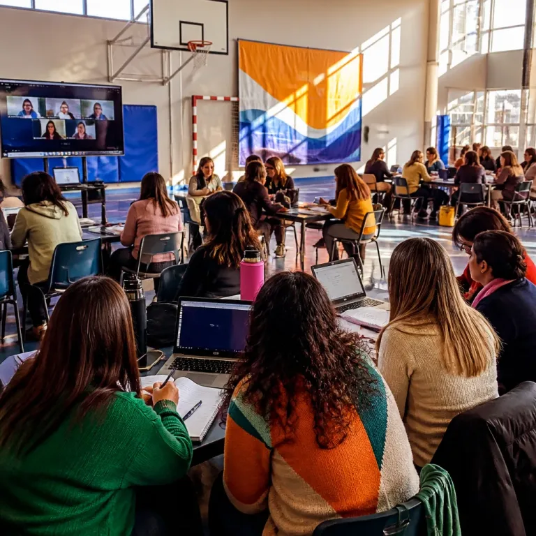 Chubut avanza con una nueva jornada presencial del trayecto formativo para docentes de Secundaria y Nivel Superior